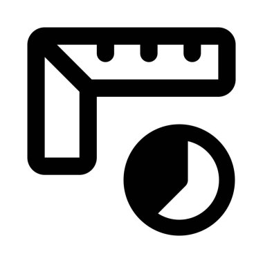 Köşe cetvelleri için müşteri pasta grafiği.