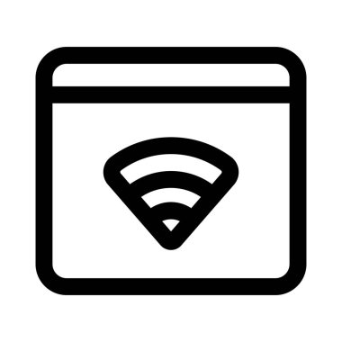 Kablosuz internet erişimi olan masaüstü.