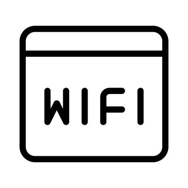 İnternet sörfü için kablosuz bağlantı kullanılıyor.