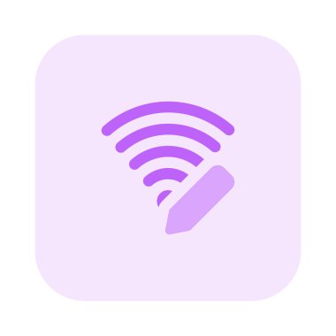 Gizlilik için Wi-Fi parolası değiştiriliyor.