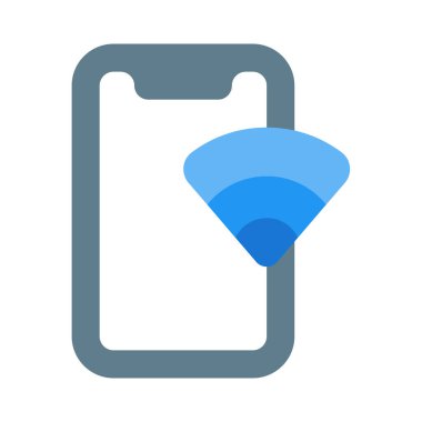 Gelişmiş kablosuz teknolojisi olan akıllı telefon..