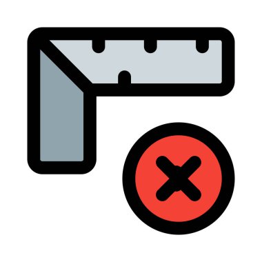 Bir köşe cetvelinin bilgisi siliniyor.