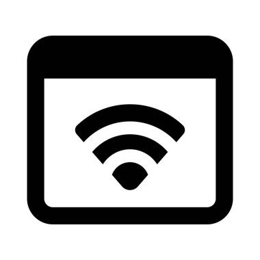 Kablosuz internet erişimi olan masaüstü.