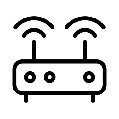 Daha iyi aralık için çift anten internet yönlendirici