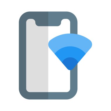 Gelişmiş kablosuz teknolojisi olan akıllı telefon..