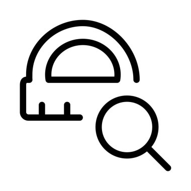 Uzunluk ölçümü için bir cetvel aranıyor.