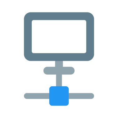 Bir internet ağına bağlı sunucu bilgisayarı