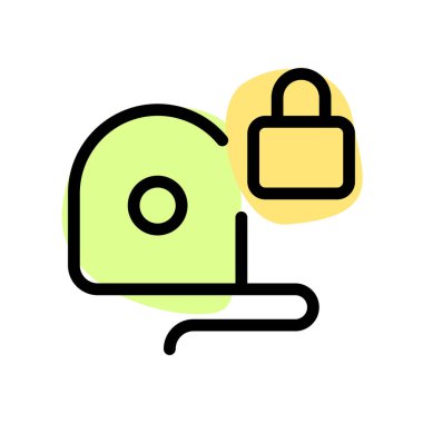 Kilitleme özelliği olan esnek mezura.