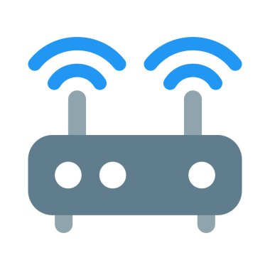 Daha iyi aralık için çift anten internet yönlendirici