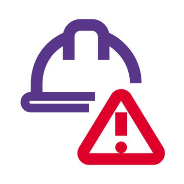 İnşaat alanında güvenlik belirtileri.