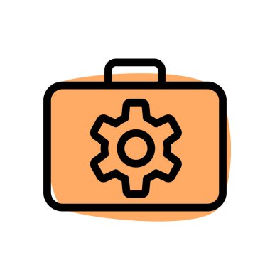 Bir güvenlik kilidi mekanizması ile paketlenmiş çanta.