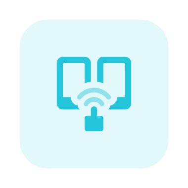 Çoklu cep telefonlarına kablosuz veri transferi