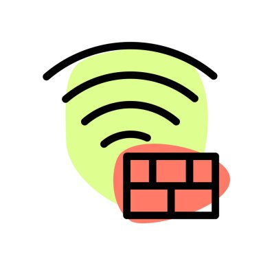 İzinsiz ağları korumak için kablosuz güvenlik duvarı kullanımı.