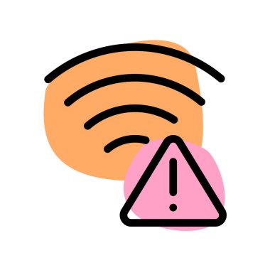 Kablosuz internet aygıtında uyarı özelliği etkinleştirildi.