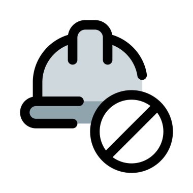 İnşaat alanından güvenlik kaskı yasaklandı.