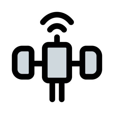 İletişim için uydu kablosuz ağı kullanılıyor.