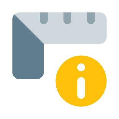 Cetvelle köşeyi ölçmek kolay.