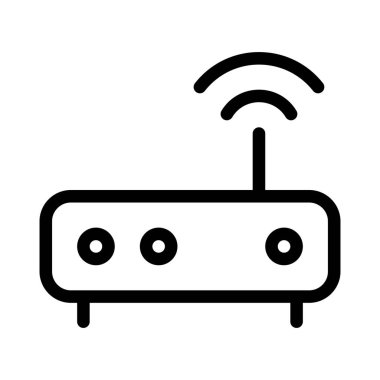 Temel sinyal gücü antenli internet yönlendirici