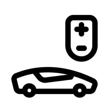 Sesi beyaz arkaplanda izole edilmiş EV araba