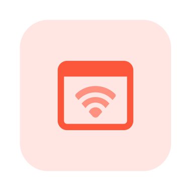 Kablosuz internet erişimi olan masaüstü.