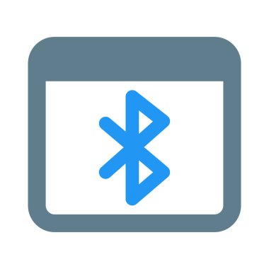 Bluetooth aygıtına bağlı bir web sitesi.