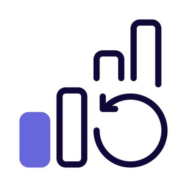 Beyaz arkaplanda izole edilmiş cep telefonu sinyalini yenile