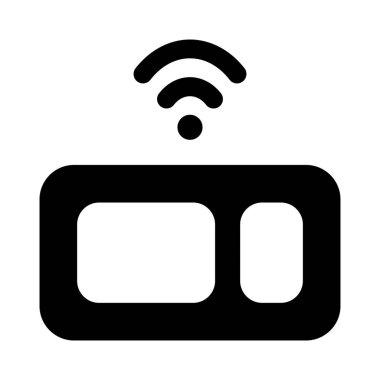 Kablosuz teknolojisi olan akıllı klavye.