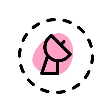 uydu anten anten beyaz arkaplanda izole