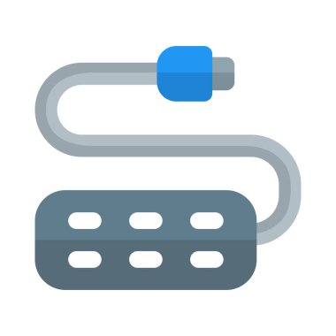 Kullanıcı soketi bağlantısı beyaz arkaplanda izole edildi