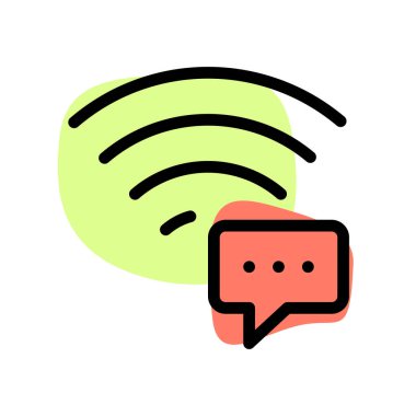 Kullanışlı sohbet için yüksek hızlı internet.