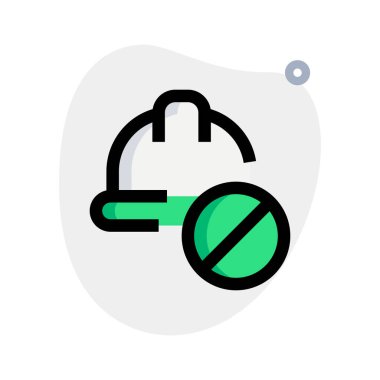 İnşaat alanından güvenlik kaskı yasaklandı.