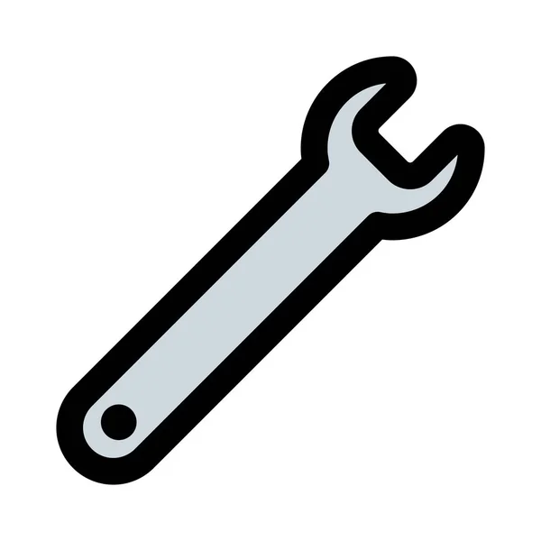 Ключ Механический Инструмент Используемый Обеспечения Сцепления — стоковый вектор