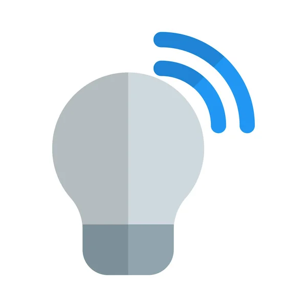Draagbare Draadloze Lamp Bestuurd Wifi — Stockvector