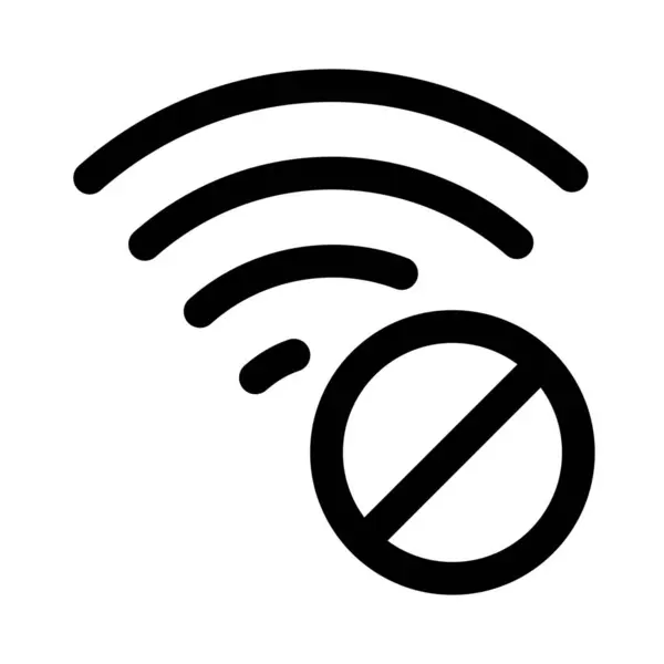 インターネット接続なしの技術デバイス — ストックベクタ