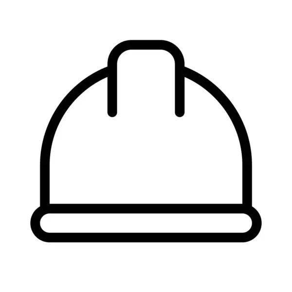 设计用于保护头部的安全帽 — 图库矢量图片