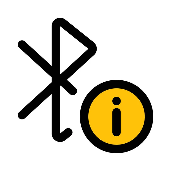 Χρήση Bluetooth Για Μεταφορά Λεπτομερειών — Διανυσματικό Αρχείο
