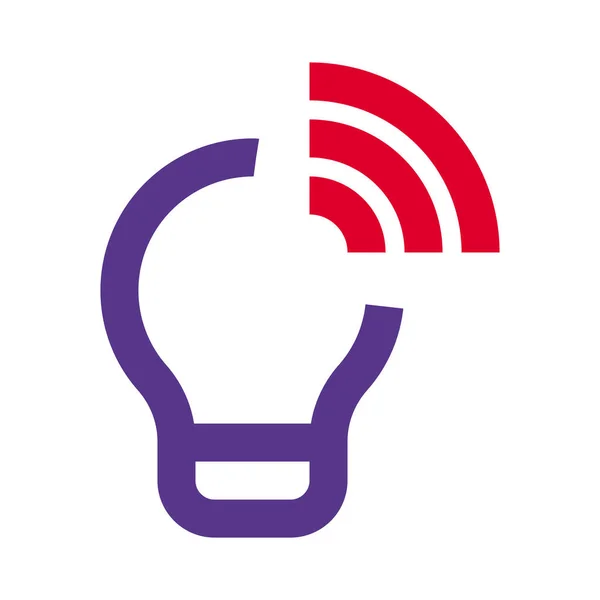Lampe Sans Fil Portable Contrôlée Wifi — Image vectorielle