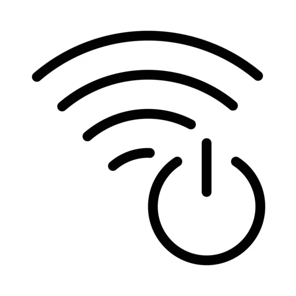 インターネット供給を制御する主要な電源スイッチ — ストックベクタ
