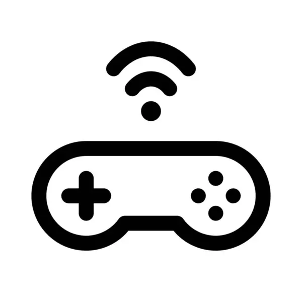 Wireless Console Controller Device Gaming — Stock Vector