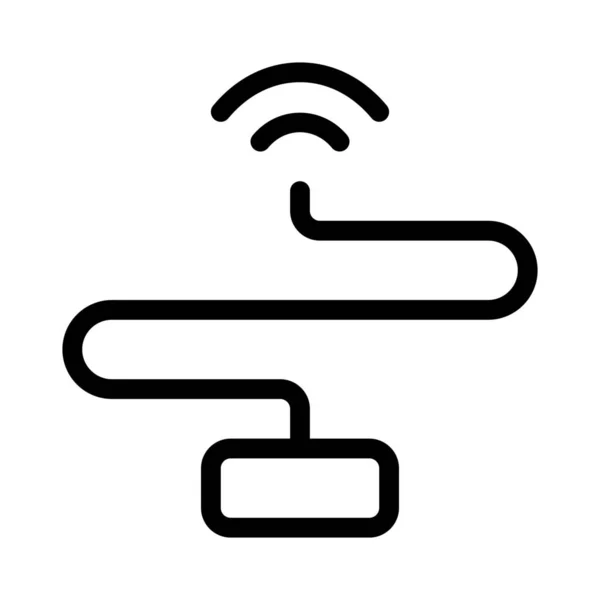 Σύνδεση Διαδικτύου Μέσω Ασύρματου Δικτύου — Διανυσματικό Αρχείο