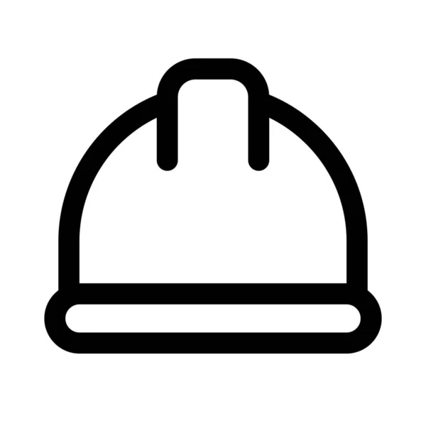 Шлем Безопасности Предназначен Защиты Головы — стоковый вектор