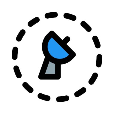 uydu anten anten beyaz arkaplanda izole