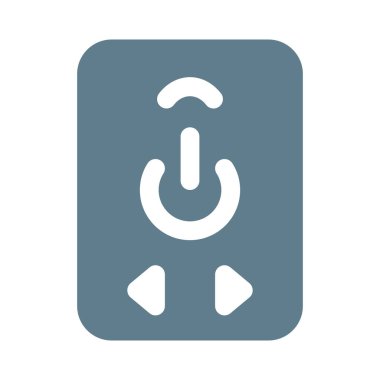 Denetleyici olarak kullanılan uzaktan kumanda anahtarı.