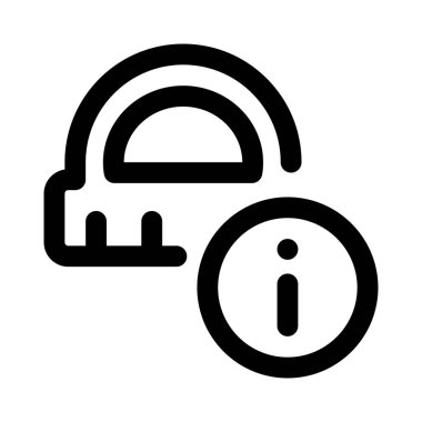 Bir cetvel üzerinde verilen kullanım bilgileri.