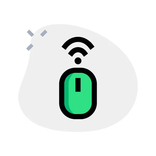 Souris Sans Fil Connectée Appareil Bluetooth — Image vectorielle