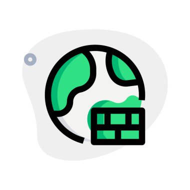 İnternet 'i büyük tehditlerden korumak için kullanılan güvenlik duvarı.