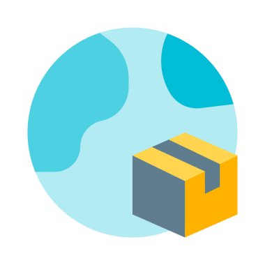 Küresel paket teslimatı için çevrimiçi hizmetler kullanılıyor.