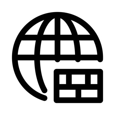 Dünya çapında verileri korumak için kullanılan güvenlik duvarı.