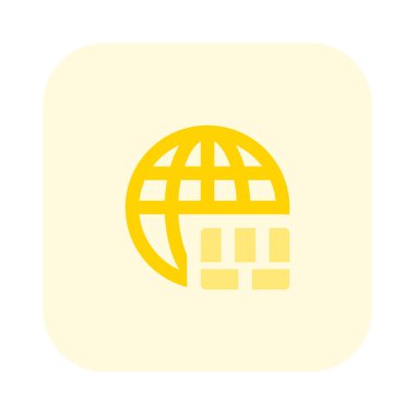 Dünya çapında verileri korumak için kullanılan güvenlik duvarı.