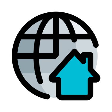 Bir web sitesinin ortak ana sayfası.